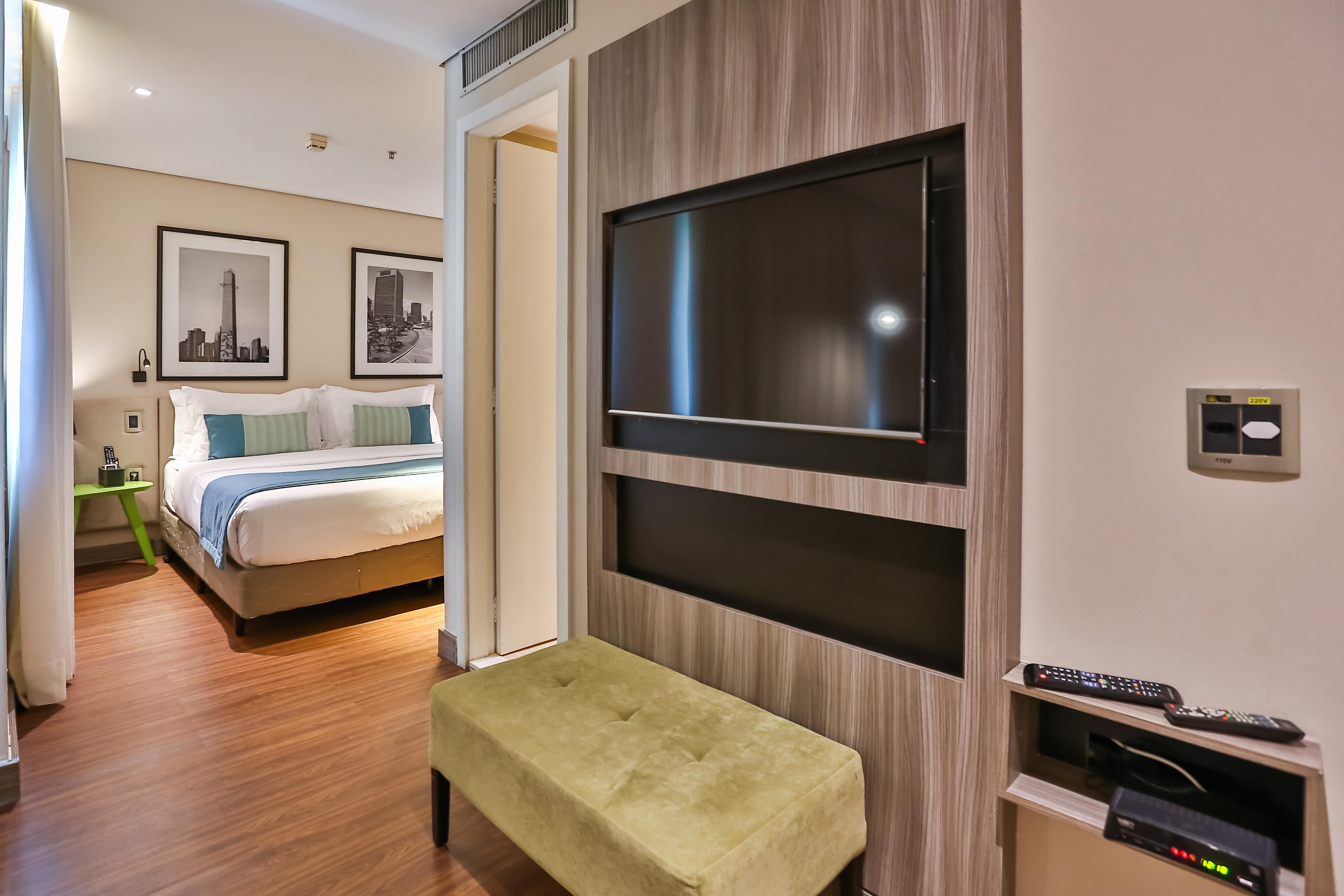 Radisson Vila Olimpia São Paulo Exteriör bild A room at the hotel